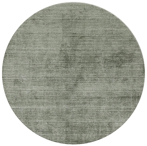 Круглый ковер из бамбукового шелка