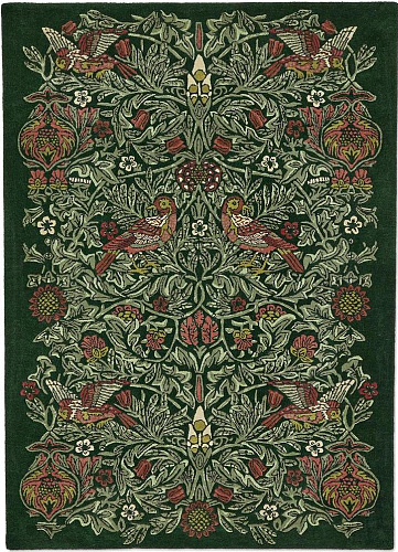 Ковер шерстяной Bird Tump Green