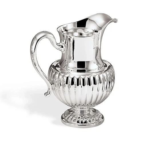 Кувшин гофрированный итальянский Silver Fluted Pitcher