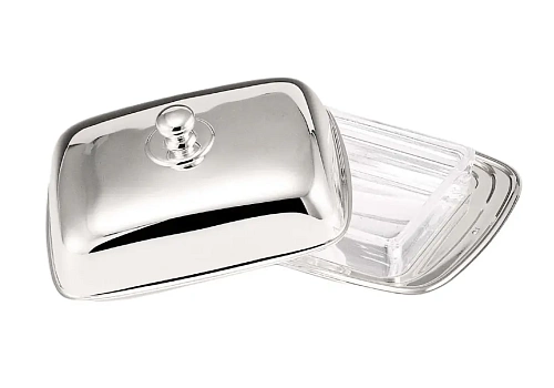 Маслёнка посеребрённая Silver Butter Dish