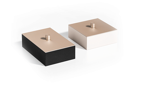 Декоративная коробка с металлической крышкой