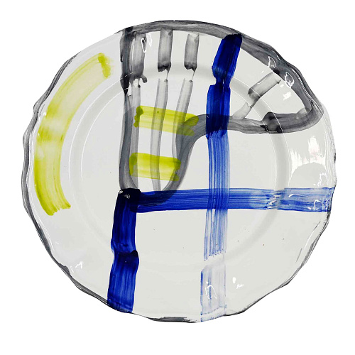 Тарелка керамическая ручной работы