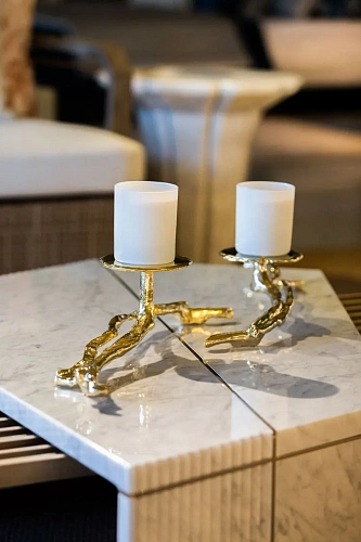 Высокий подсвечник Lotus