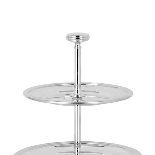 3 қабатты торт тұғыры Silver-Plated Cake Stand