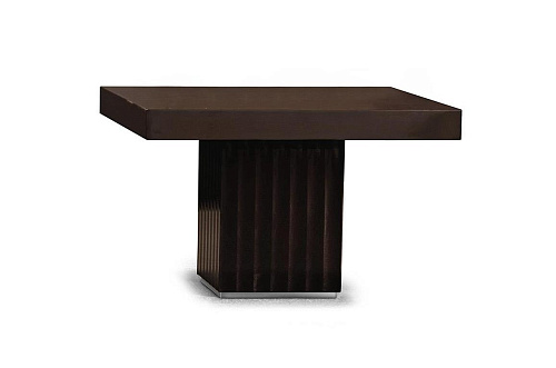 Столик кофейный с деревянной столешницей и металлическими ножками Wood Metal Coffee