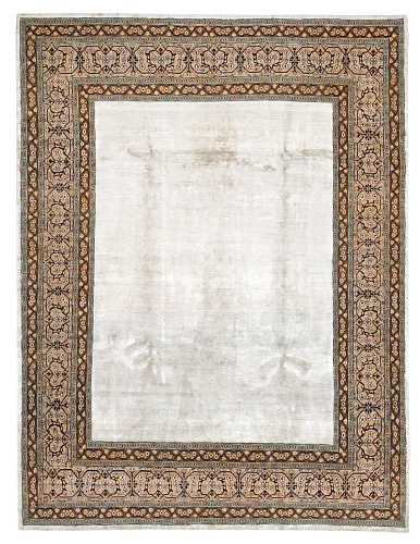 Ковер Tabriz Lexington Border Camelgrey Silvergrey Silk