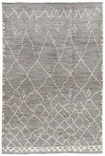 Серый ковер с высоким ворсом Berber