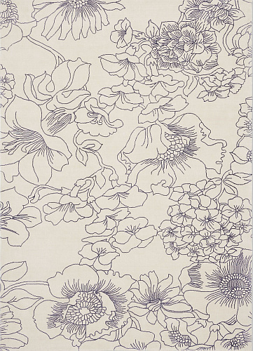 Ковер Linear Floral Blue