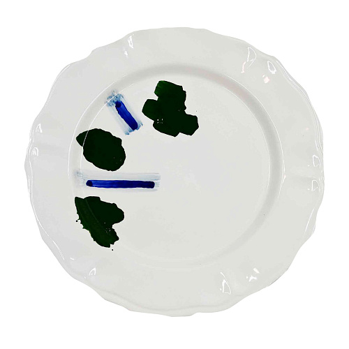 Тарелка керамическая ручной работы