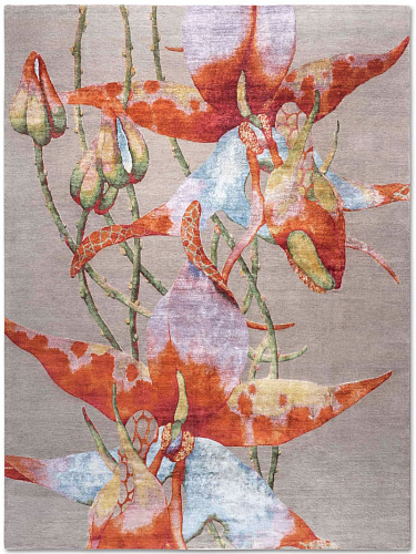 Роскошный ковер ручной работы Orchid