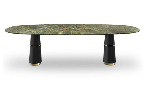 Обеденный стол из мрамора