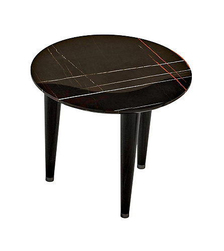 Кофейный столик высокий мраморный MarbleEdge