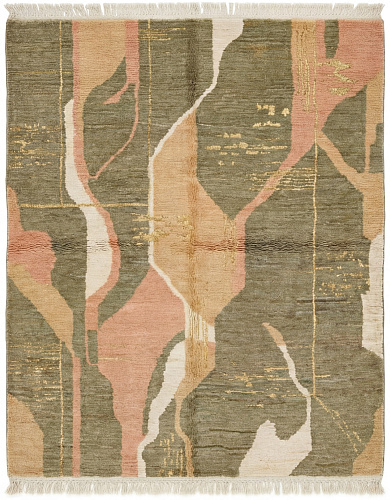 Қолмен тоқылған кілем Moss Veins