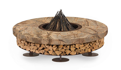 Уличная жаровня из мрамора Ercole