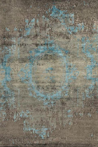 Ковер ручной работы из бамбукового шелка Abstract Flow