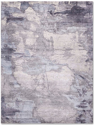 Ковер ручной работы светло-серого цвета