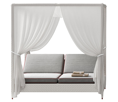 Уличная кровать с навесом