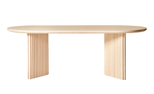 Стол Basalto из ясеня Naturale
