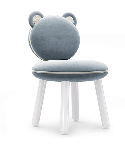 Детский стул Fluffy Bear Light Blue