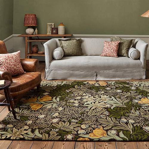 Ковер шерстяной Bower Twining Vine Green