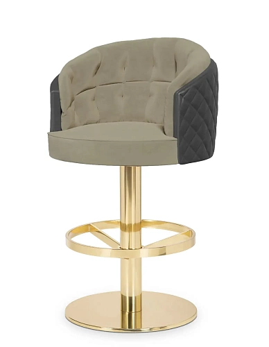 Поворотный барный стул Luxe