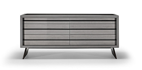 Комод текстурный с металлической ручкой Textured Six-Drawer