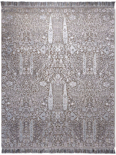 Роскошный ковер угольного цвета Pine Garden