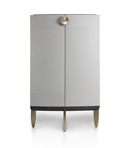 Шкаф с отделкой из перламутра и бронзы Pearl Bronze