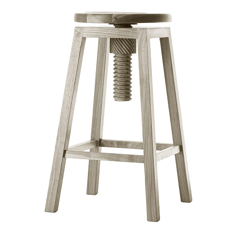 Табурет высокий серый Invito