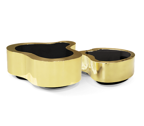 Набор журнальных столов Crest Polished Brass