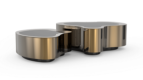 Набор журнальных столов Crest Polished Patina