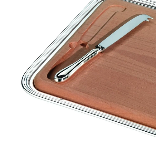 Сырная доска прямоугольная с ножом Cheese Tray