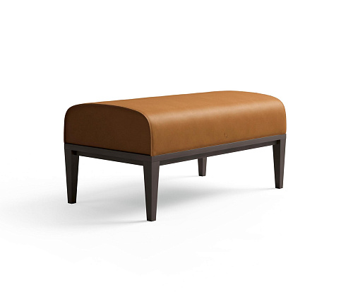 Скамья из кожи
