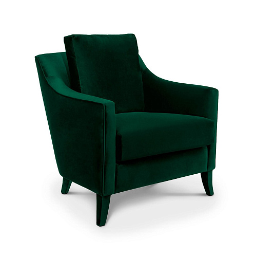 Кресло из плюшевого бархата