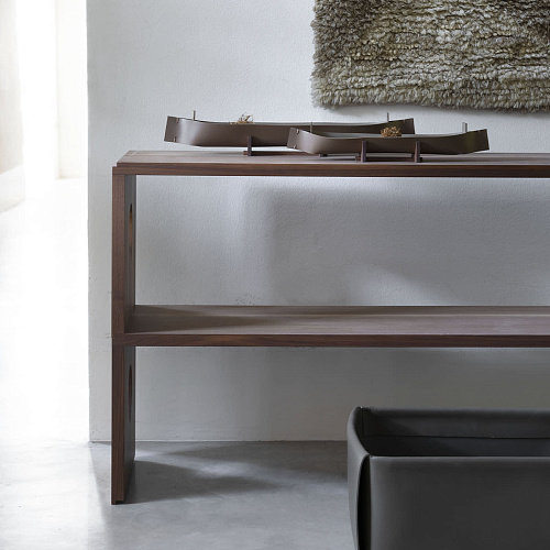 Кожаная настольная коробка «Каноэ»