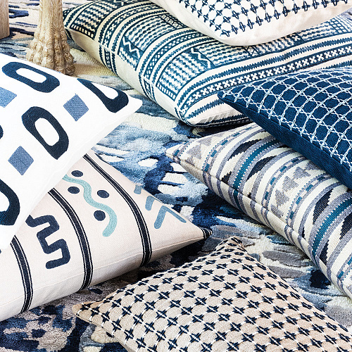 Kuba Indigo 60 × 60 жастық