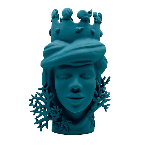 Мүсін қолмен жасалған теңіз толқыны түсті Moor's Head
