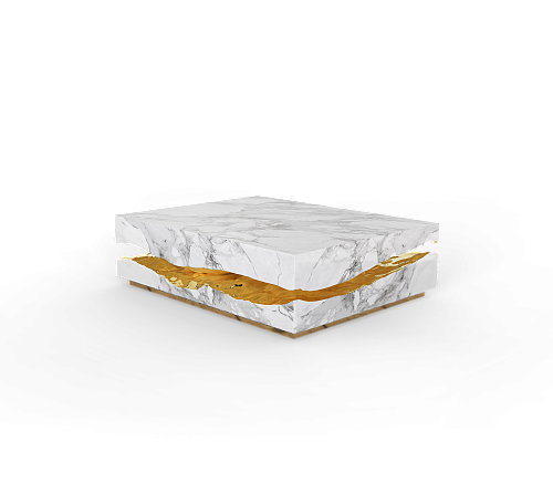 Обеденный стол Boulder Carrara Marble