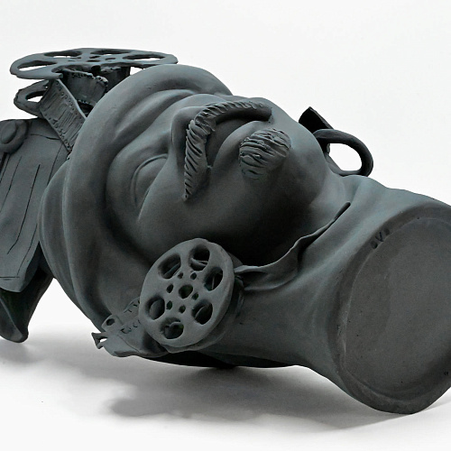 Скульптура серая матовая Moor's Head