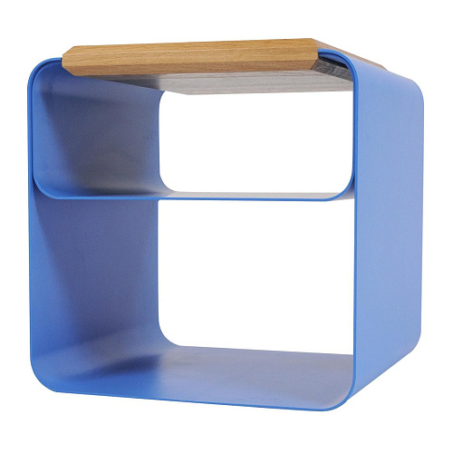 Модерновый табурет из дерева и металла