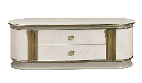 ТВ-тумба Elegance White and Gold