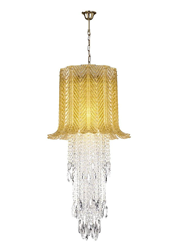 Murano шыны жапырақты шандалы