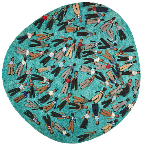 Ковер чёрного цвета Circus