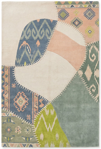 Қолмен тоқылған кілем Textile Fragments Green