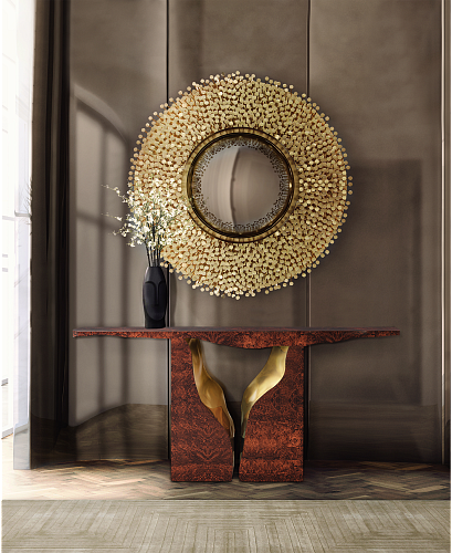 Консоль Fissure Walnut