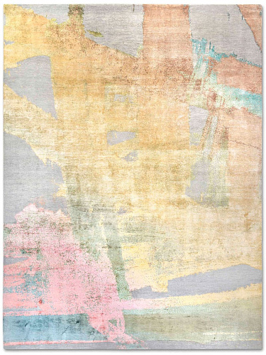 Қолмен жасалған кілем Pastel Sun