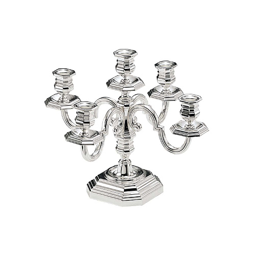 Канделябр восьмигранный посеребрённый Silver Candelabrum