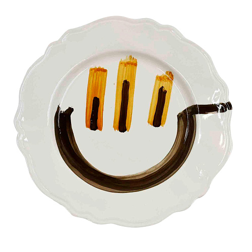 Тарелка керамическая ручной работы