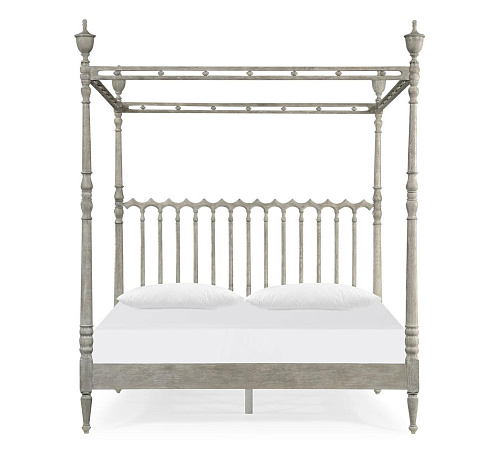 Двуспальная кровать Morris King Greyed Oak