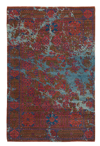 Красно-синий ковер Mamluk Columbus Sky